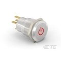 Alcoswitch AV19 SPL 0.4VA POWER LED RED 12V AV1911P312R04